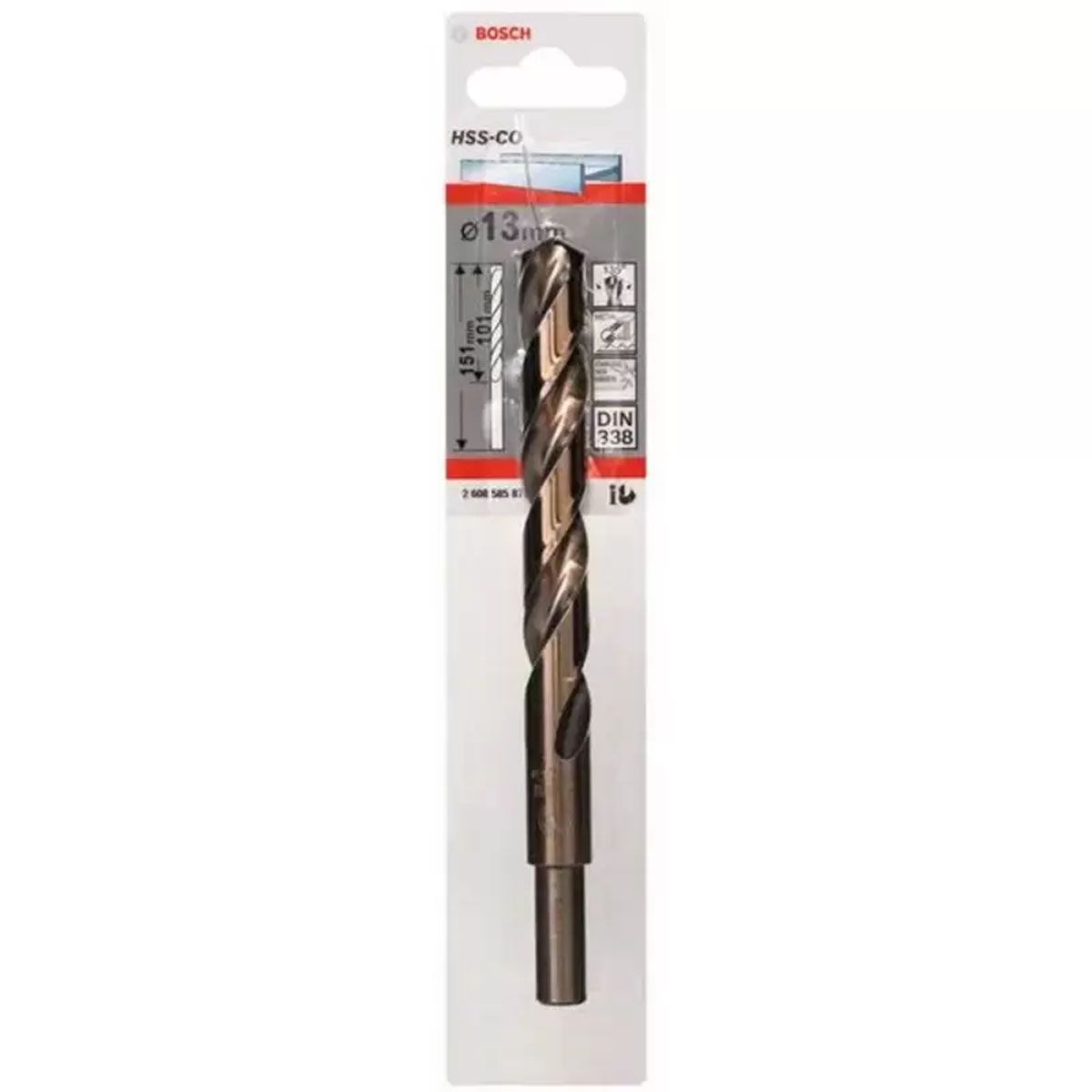 BOSCH - Broca Metal Hss-Co 13MM X101X151MM