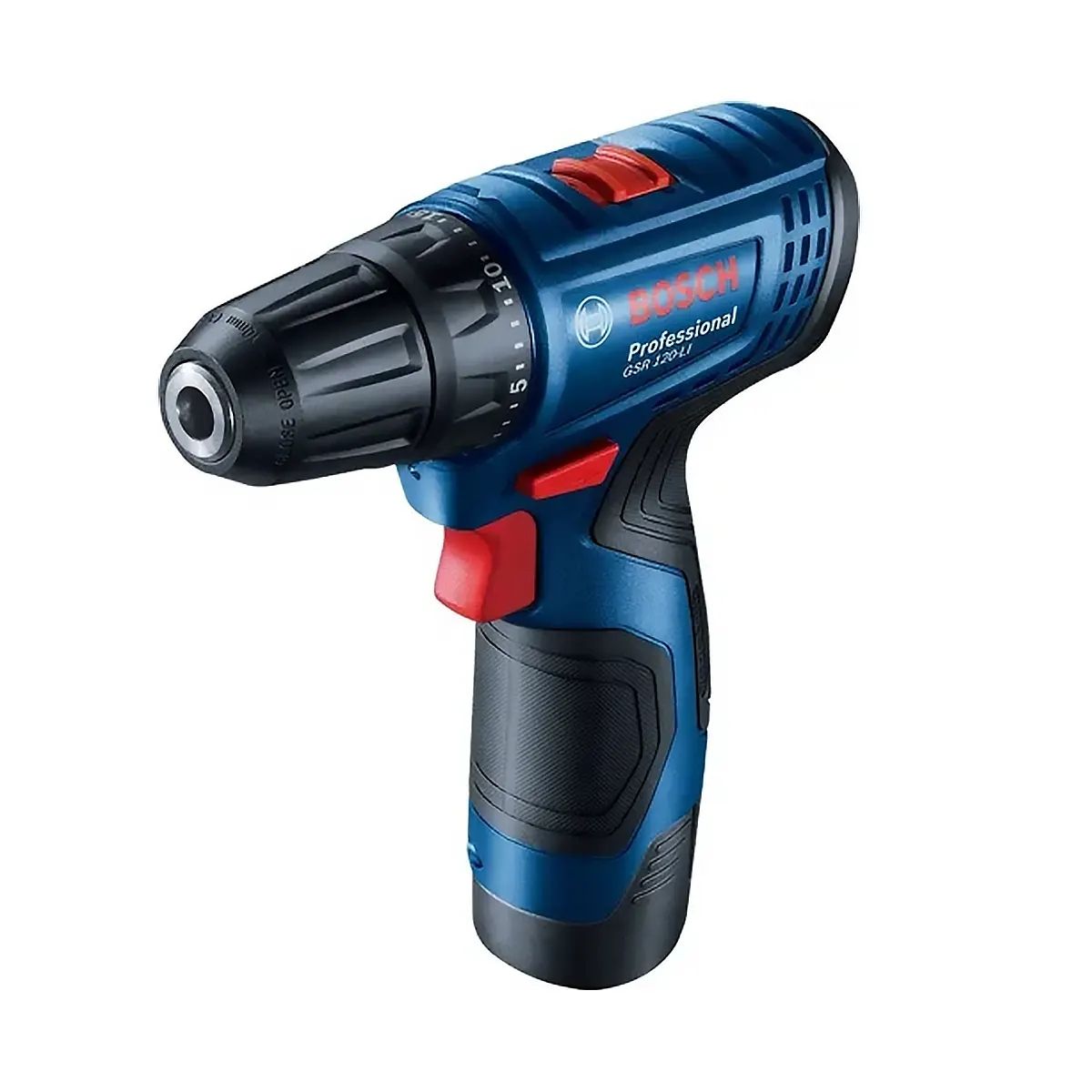 BOSCH - Taladro Gsr 120 Li + 2 Baterías + Cargador + Maleta BOSCH