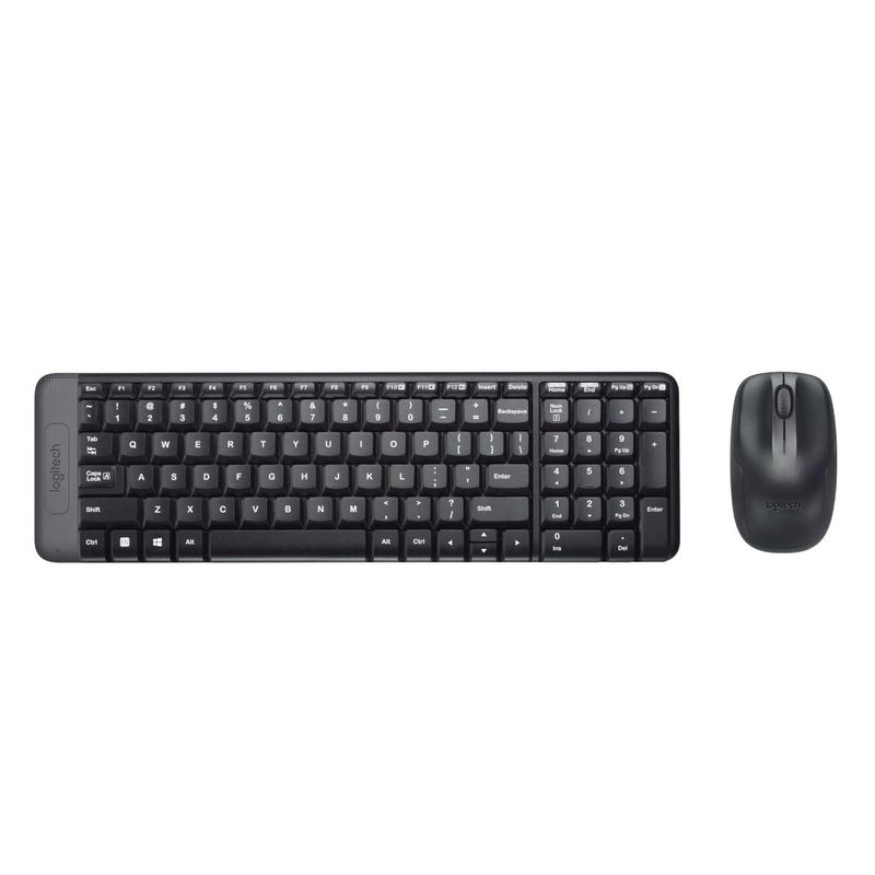 LOGITECH - Teclado + mouse Logitech Inalámbricos MK220