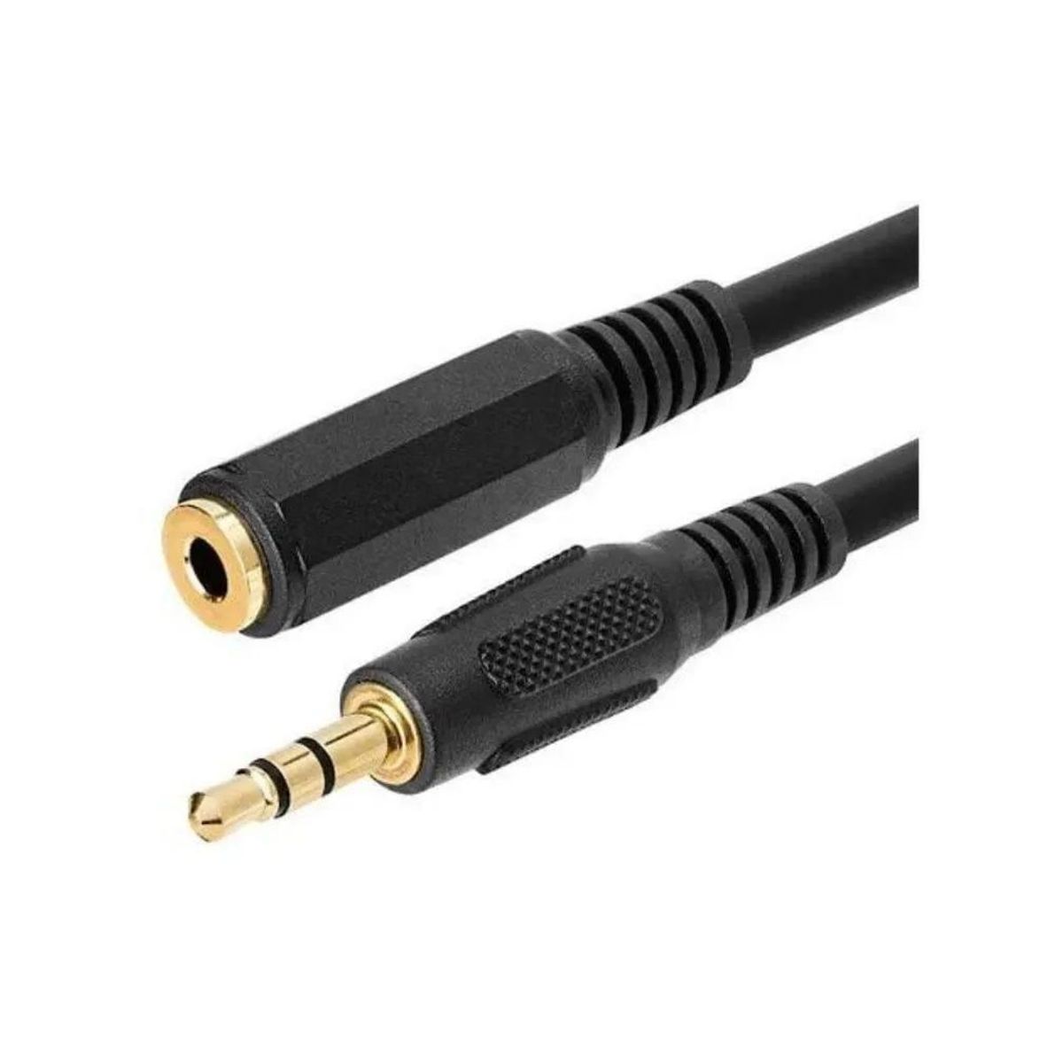 HP - Cable audio HP auxiliar Macho - Hembra 3 metros HP028GB - Negro