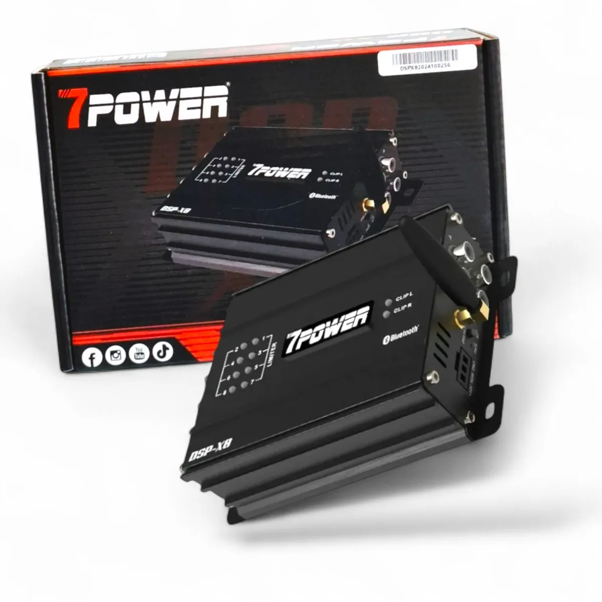 GENERICO - PROCESADOR DIGITAL DSP BLUETOOTH 8 BANDAS 7 POWER