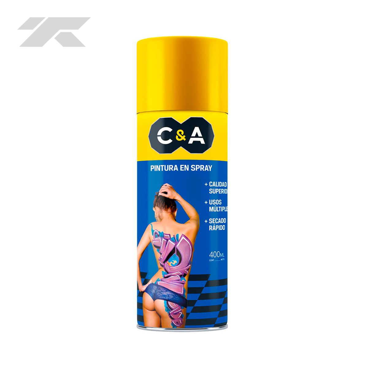 C&A - Pintura en Spray 400ml Amarillo