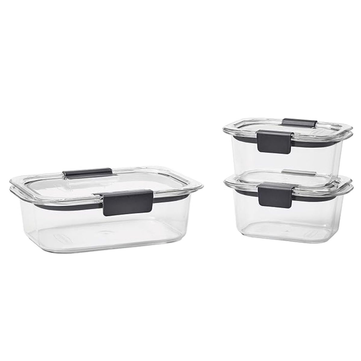 RUBBERMAID - Set Hermeticos Rubbermaid Brilliance Tritan 3 Tapers