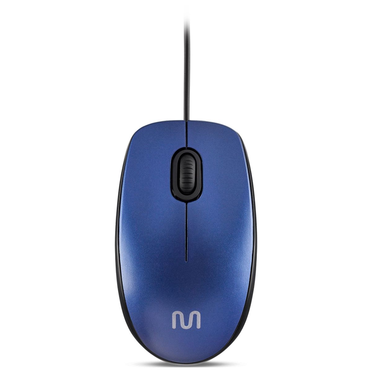 MULTILASER - Mouse Alámbrico Azul Multilaser