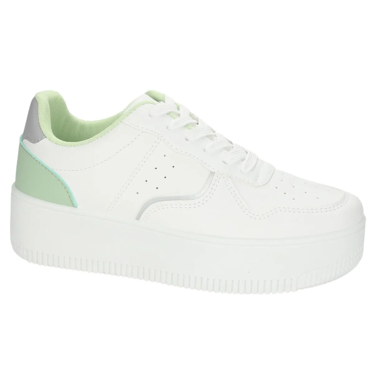 CHALADA - Zapatillas Mujer Blanco Plataforma Chalada Metta-3