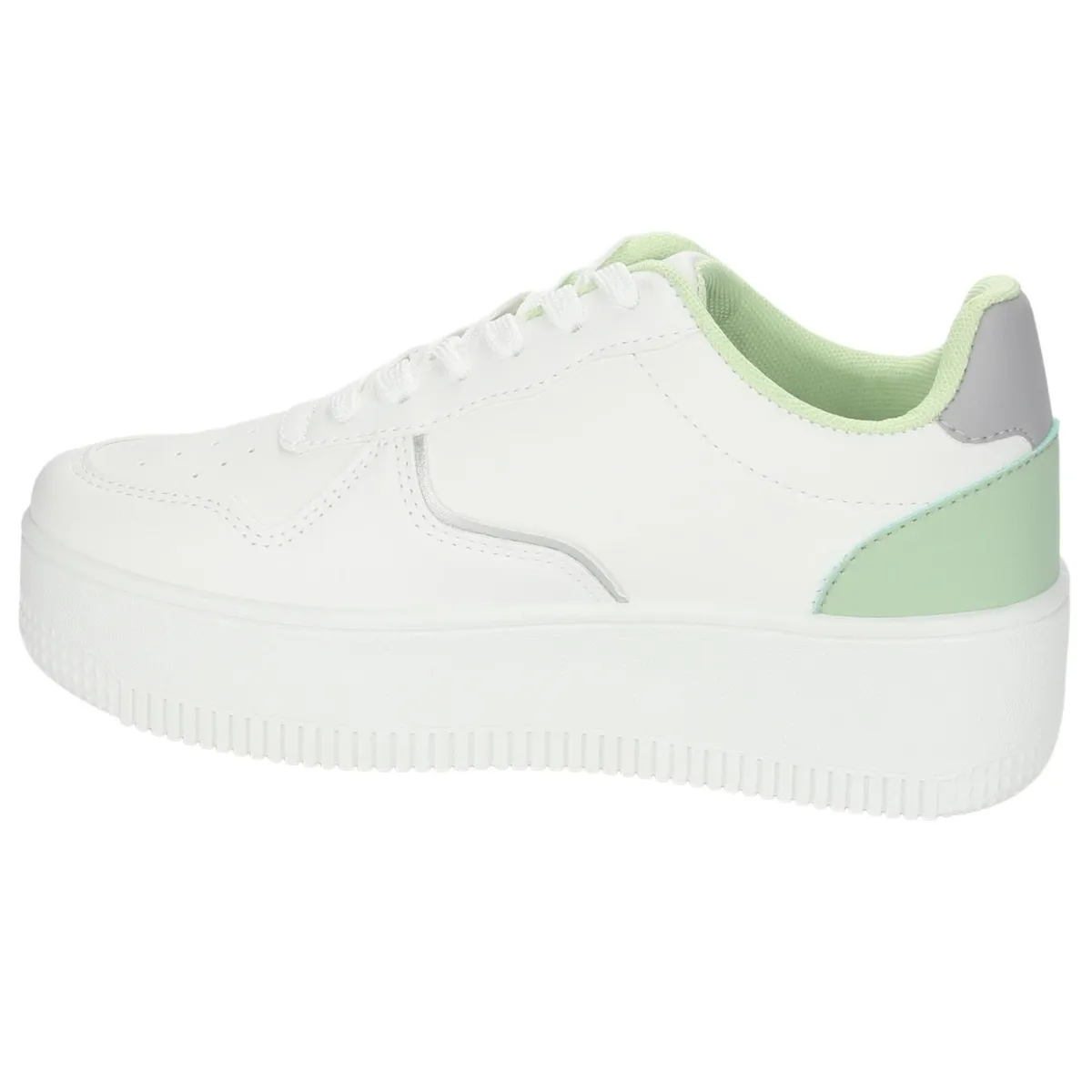 CHALADA - Zapatillas Mujer Blanco Plataforma Chalada Metta-3