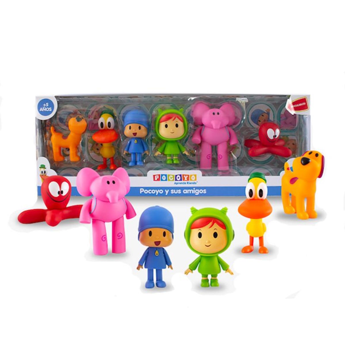 GENERICO - Set Pocoyo ¡Aprende riendo! - 6 piezas
