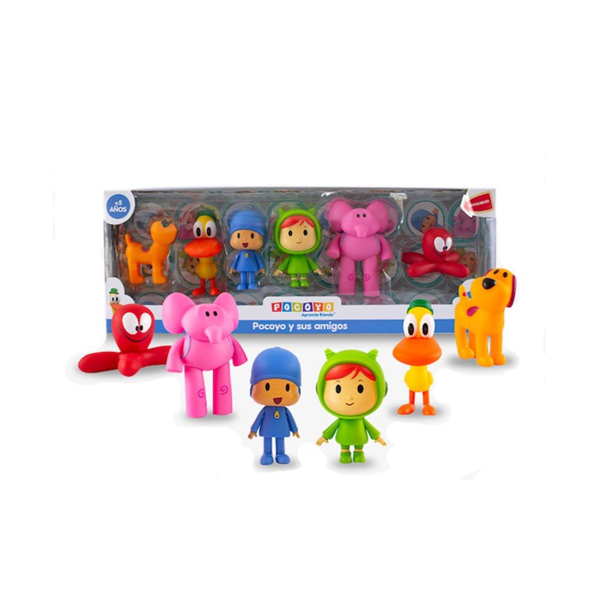 GENERICO - Set Pocoyo ¡Aprende riendo! - 6 piezas