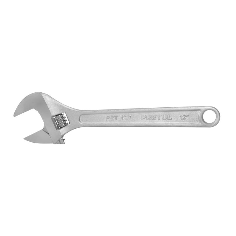 PRETUL - Llave francesa ajustable 12 cromada