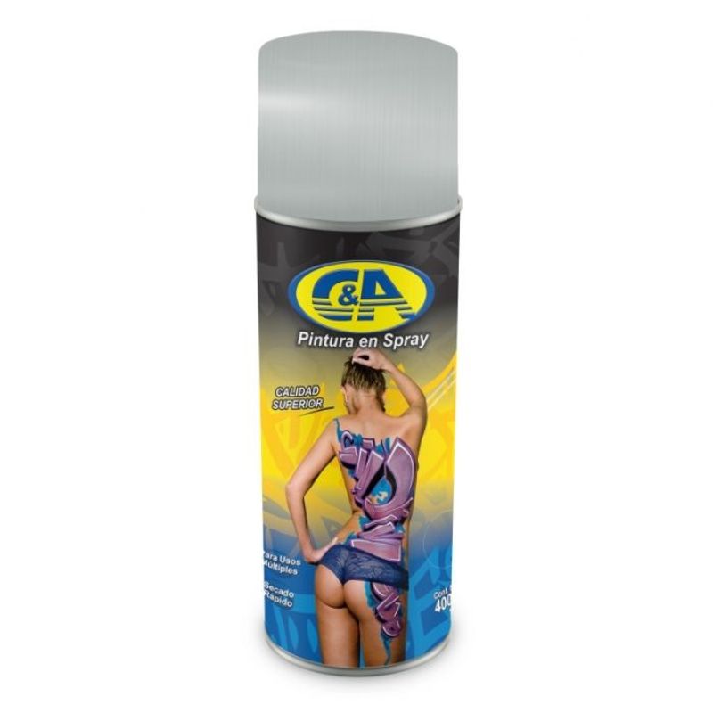 C AND A TOOLS - Pintura en Spray 400ml Cromado