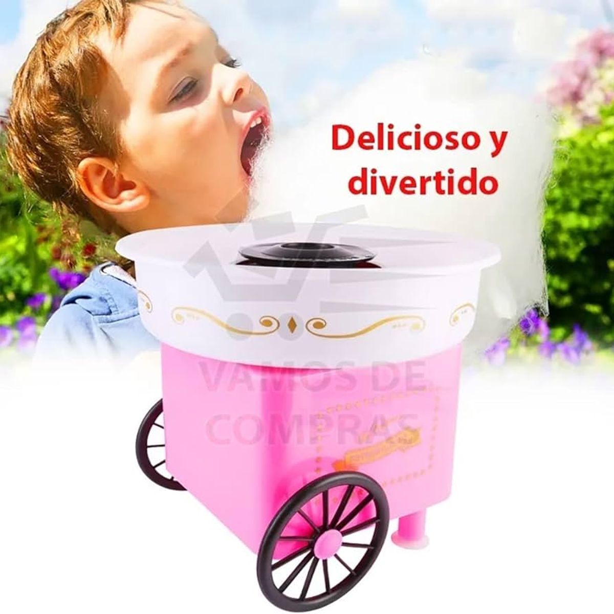 OEM - Máquina de Algodon de Azúcar Bricolaje Fiestas Cumpleaños