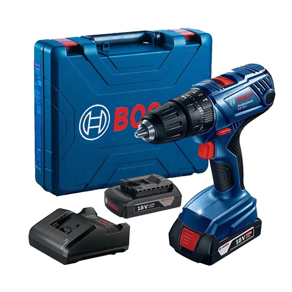 BOSCH - Taladro Percutor Inalambrico Gsb 180-Li Professional BOSCH