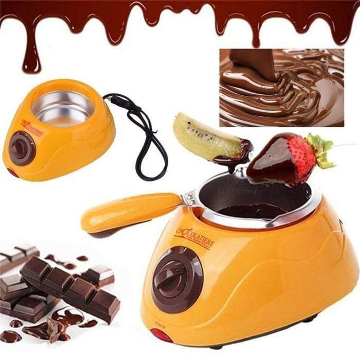 OEM - Derretidor de Chocolate Olla Eléctrica Chocolatera para Repostería