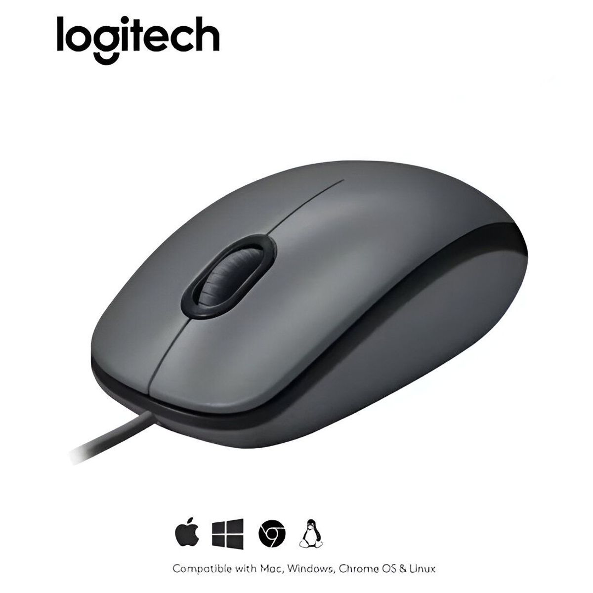 LOGITECH - MOUSE LOGITECH M90 USB BLACK