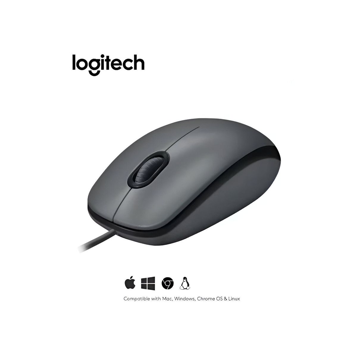 LOGITECH - MOUSE LOGITECH M90 USB BLACK