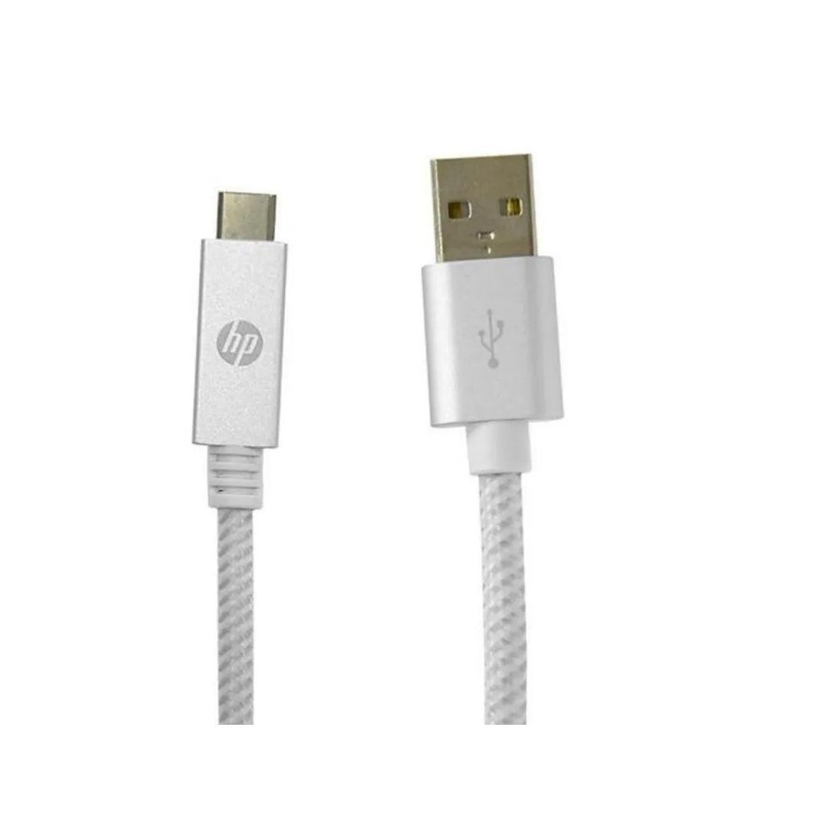 HP - Cable HP USB a USB-C 1 metro HP042GB - Plateado