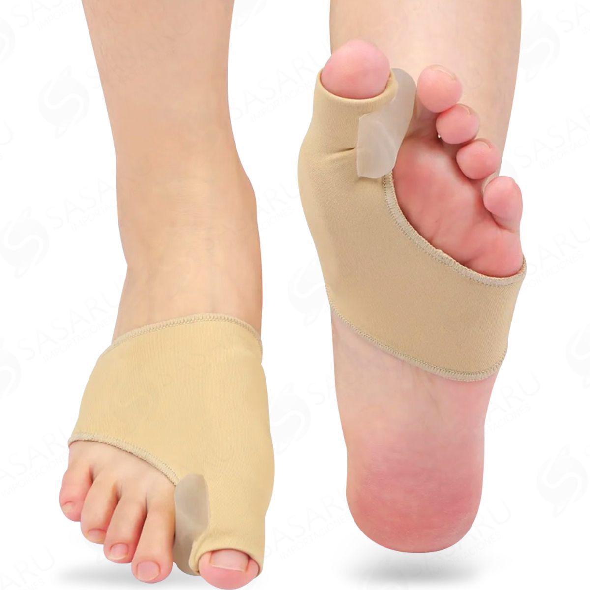 SASARU - Plantillas Aumento de Altura + Corrector Gel para Juanetes