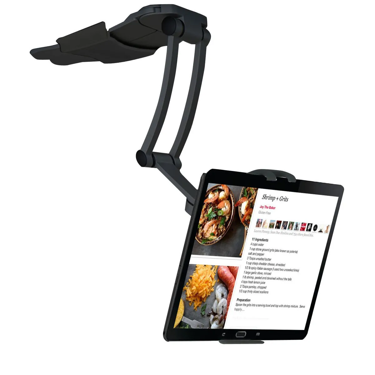 GENERICO - SOPORTE DE TELÉFONO Y TABLET PARA COCINA 2 EN 1