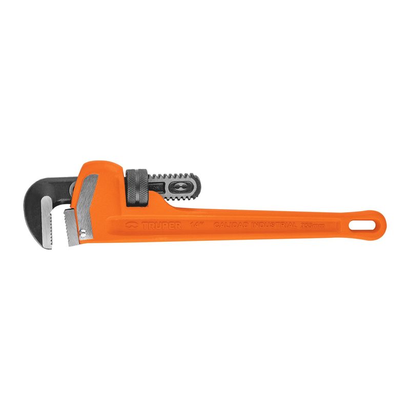 TRUPER - Llave stilson 14 cuerpo robusto de hierro dúctil