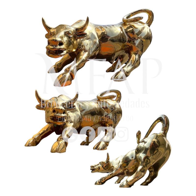 MFAP BRONCERIA Y ANTIGUEDADES - Toro de Wall Street escultura en bronce