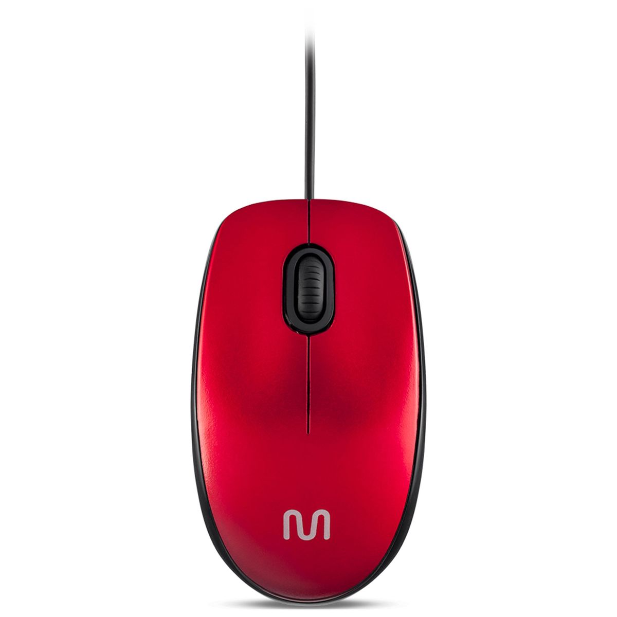 MULTILASER - Mouse Alámbrico Rojo Multilaser