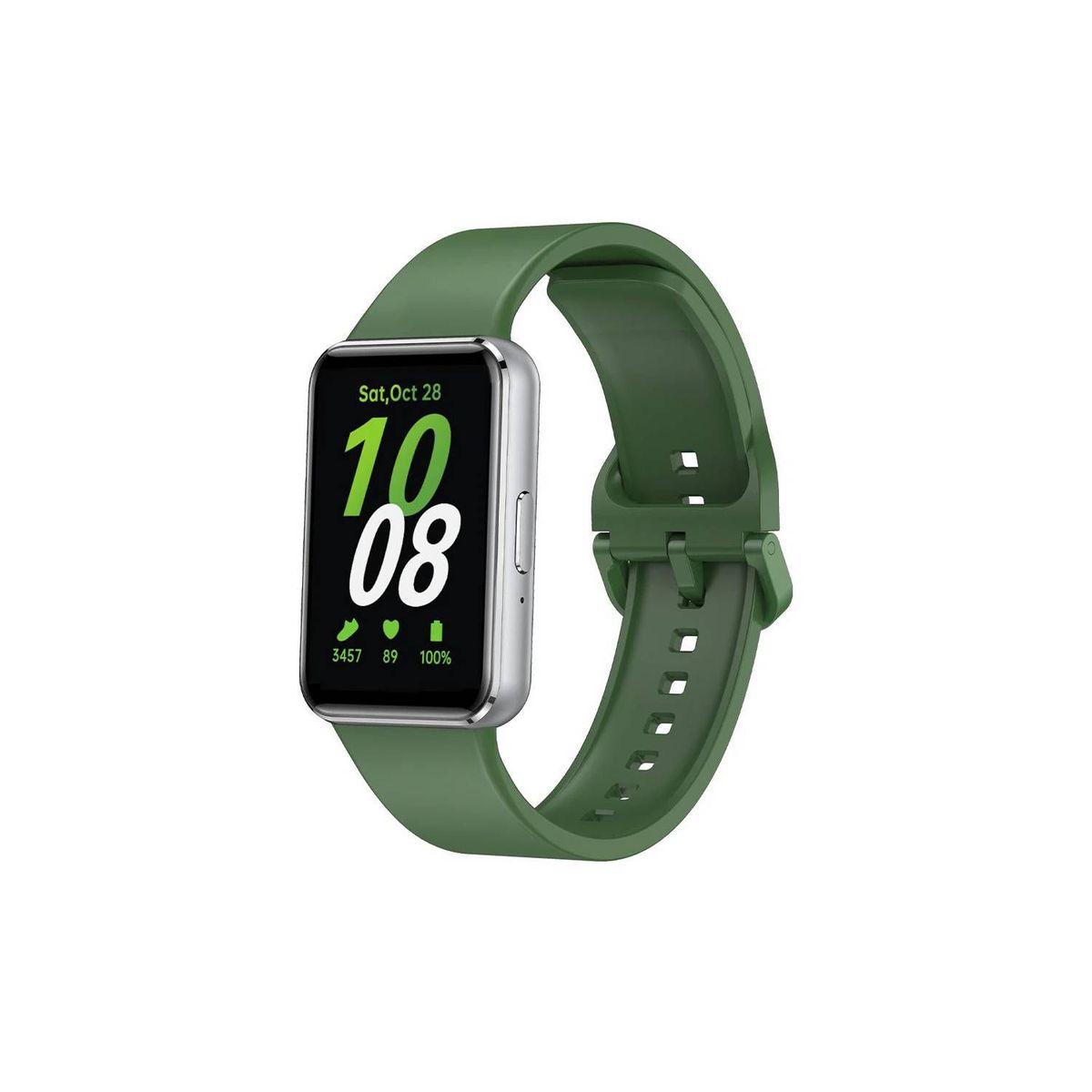 GENERICO - Correa Silicona para SAMSUNG GALAXY FIT 3 - Verde Militar