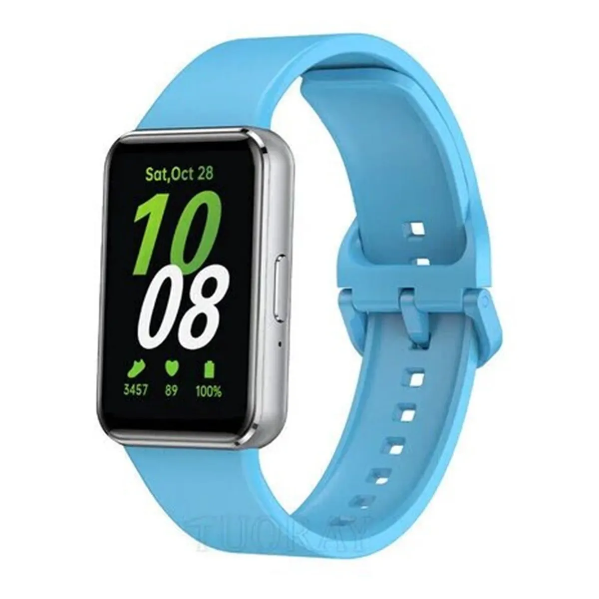GENERICO - Correa Silicona para SAMSUNG GALAXY FIT 3 -  Turqueza