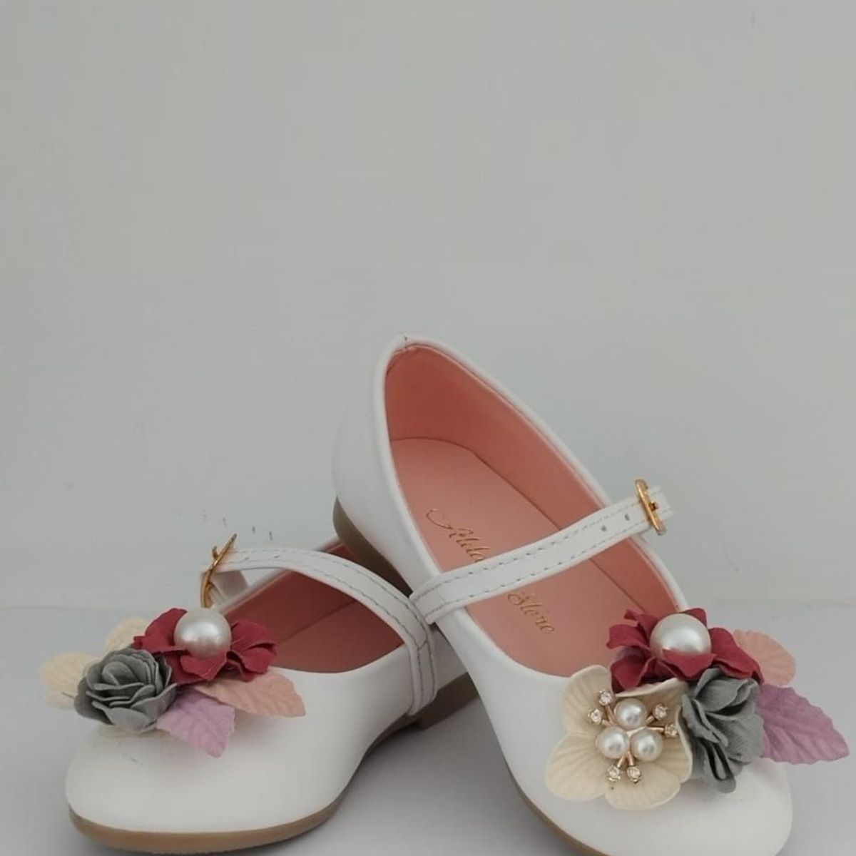 DR BROWN - Zapatos perlon blanco