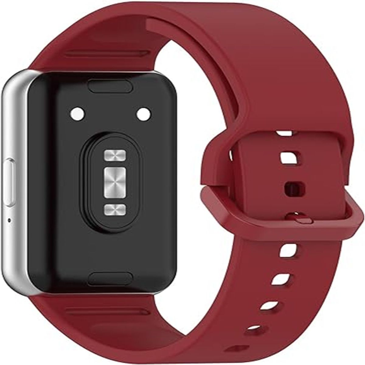 GENERICO - Correa Silicona para SAMSUNG GALAXY FIT 3 -  Guinda