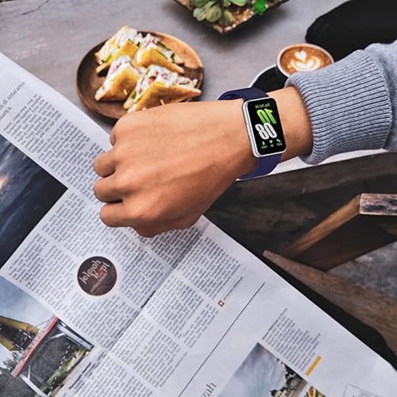 GENERICO - Correa Silicona para SAMSUNG GALAXY FIT 3 -  Azul