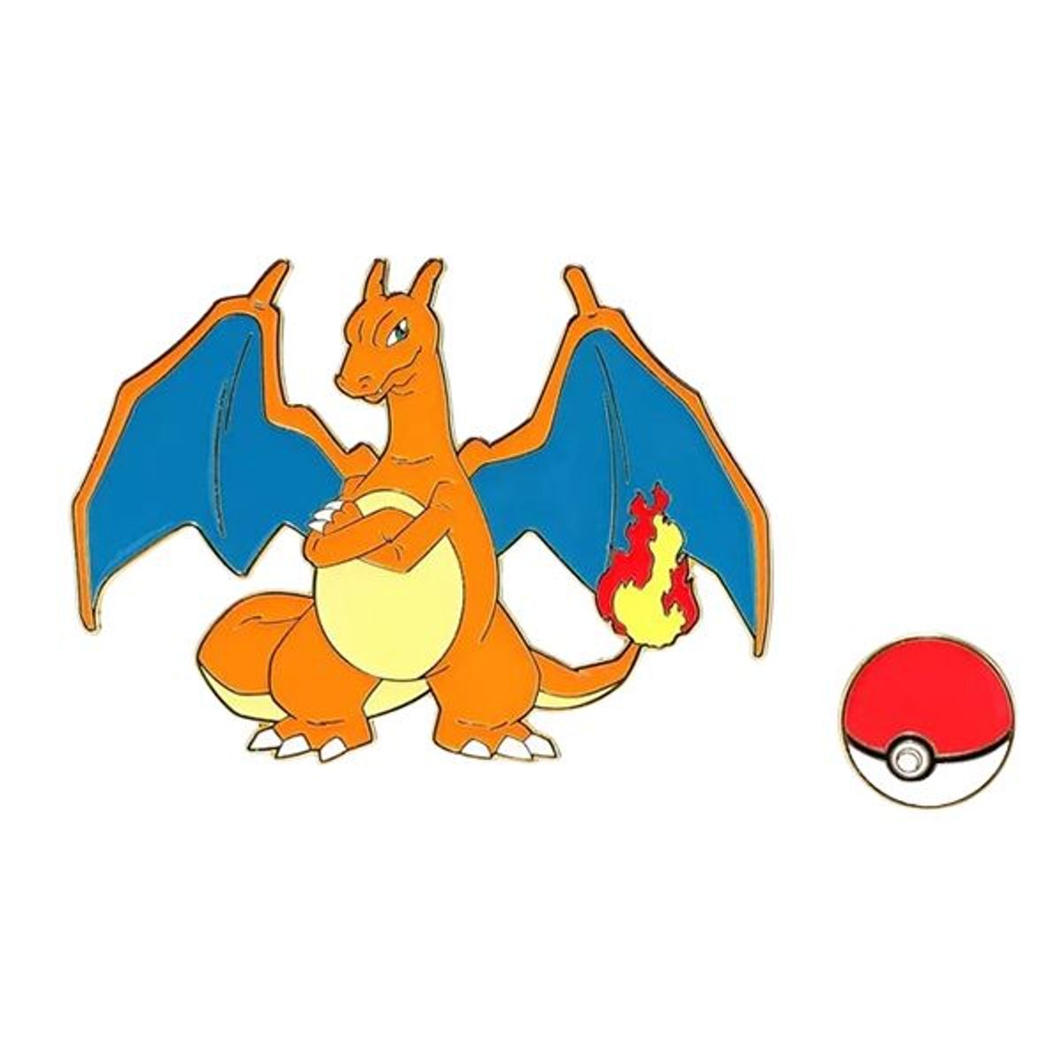 POKEMON - Pokemon Charizard And Pokebal Pin Set