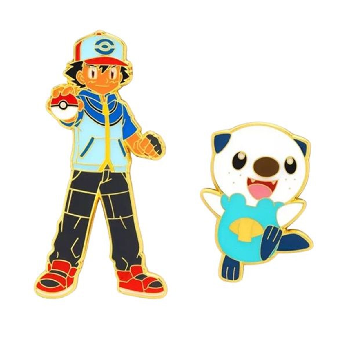 POKEMON - Pokemon Ash y Oshawott Pin Set