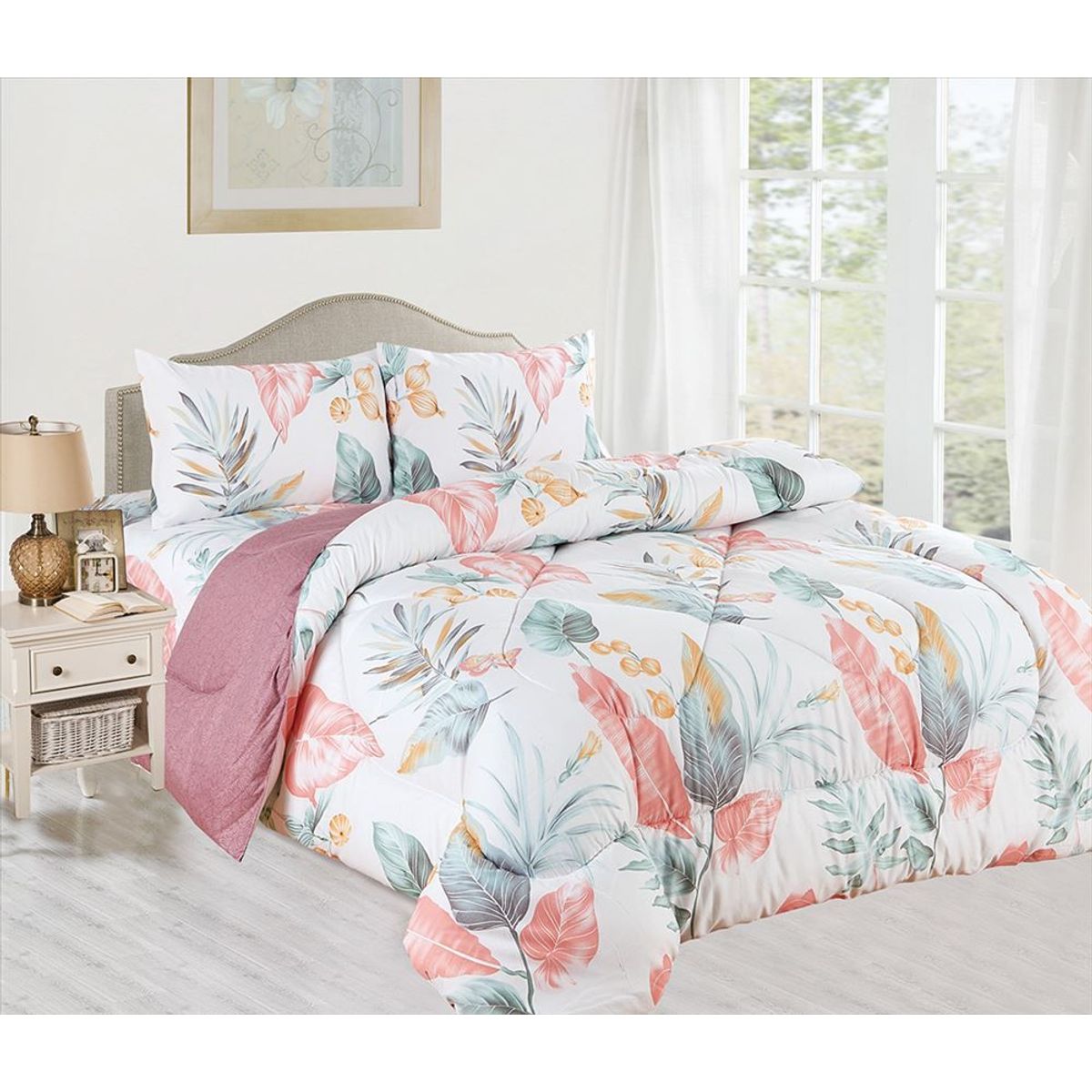 CASATEX - EDREDÓN CASATEX CON DISEÑO 100% ALGODÓN DE 2 PLZ