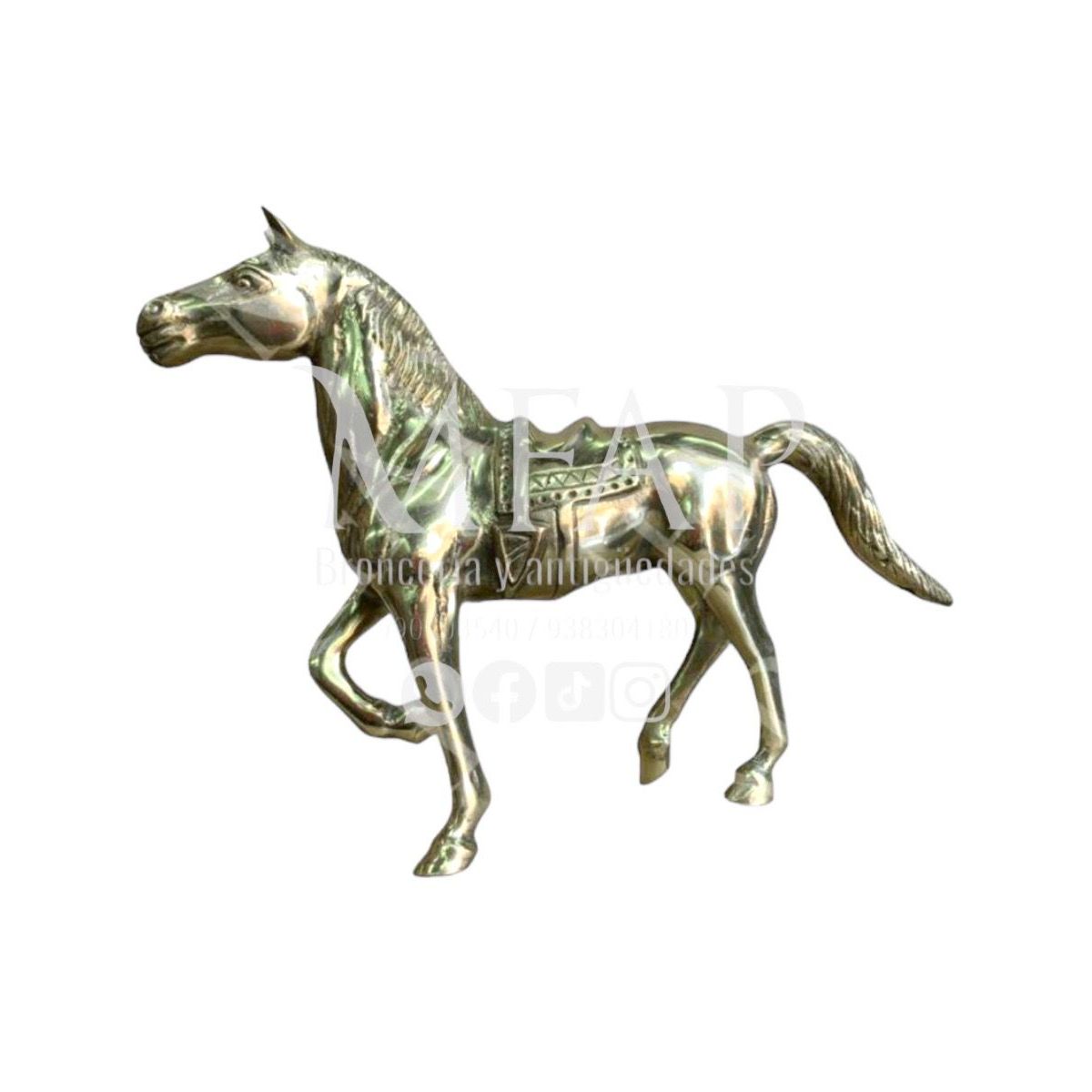MFAP BRONCERIA Y ANTIGUEDADES - Caballo elegante en bronce