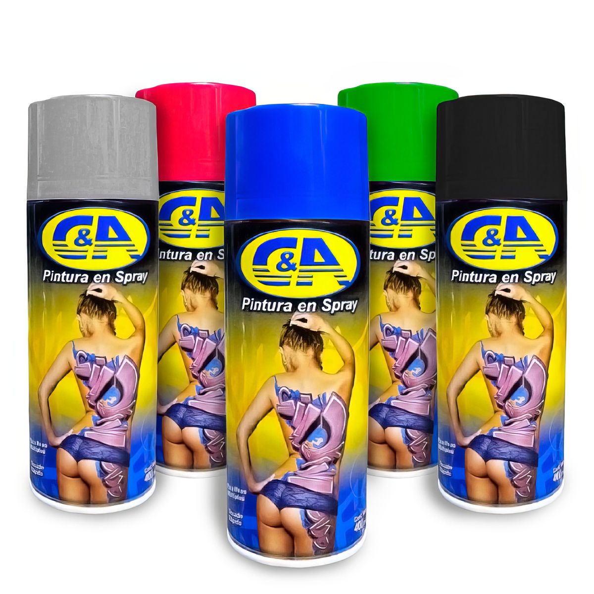 C&A - Pintura en Spray 400ml Blanco Mate