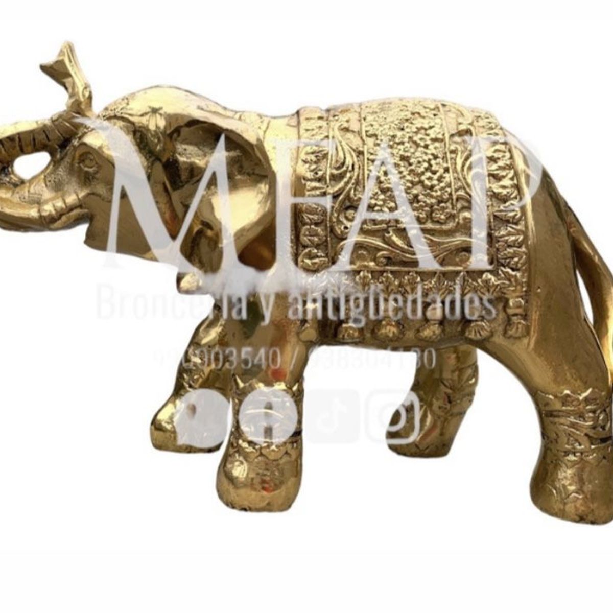 MFAP BRONCERIA Y ANTIGUEDADES - Elefante Soley en bronce