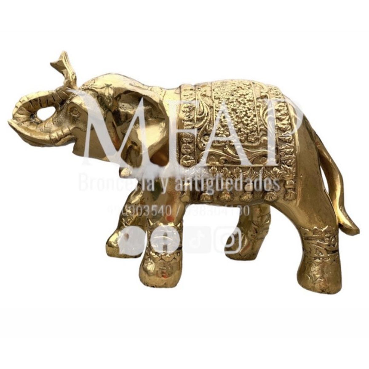 MFAP BRONCERIA Y ANTIGUEDADES - Elefante Soley en bronce