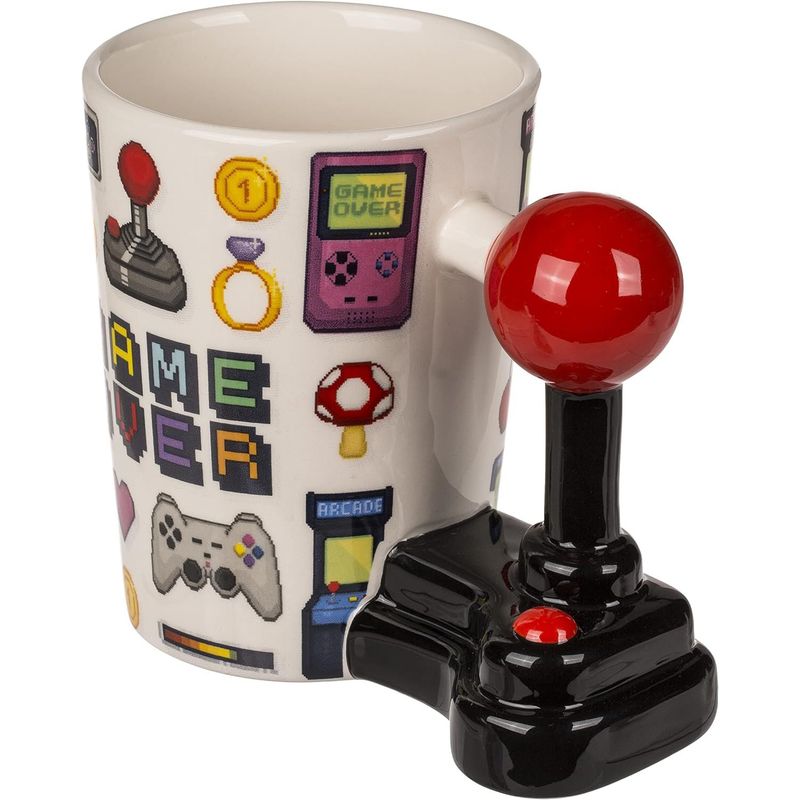 GENERICO - TAZA GAMER JOYSTICK ARCADE GAMER OVER
