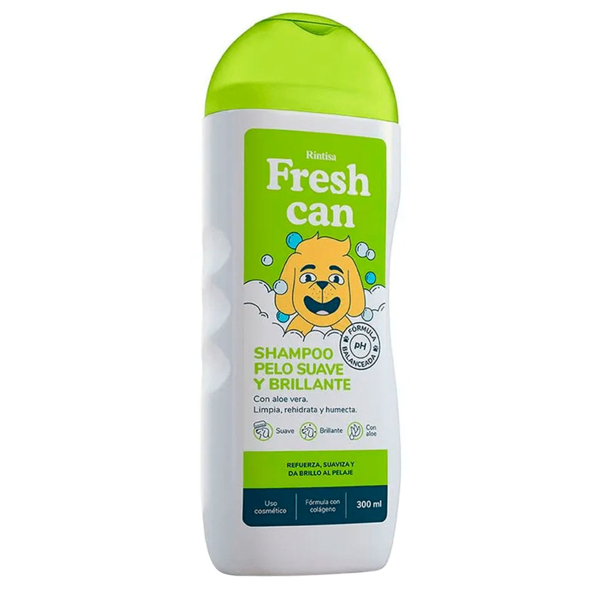 GENERICO - Pack x3 Shampoo para Perros Fresh Can Pelo Suave 300 ml