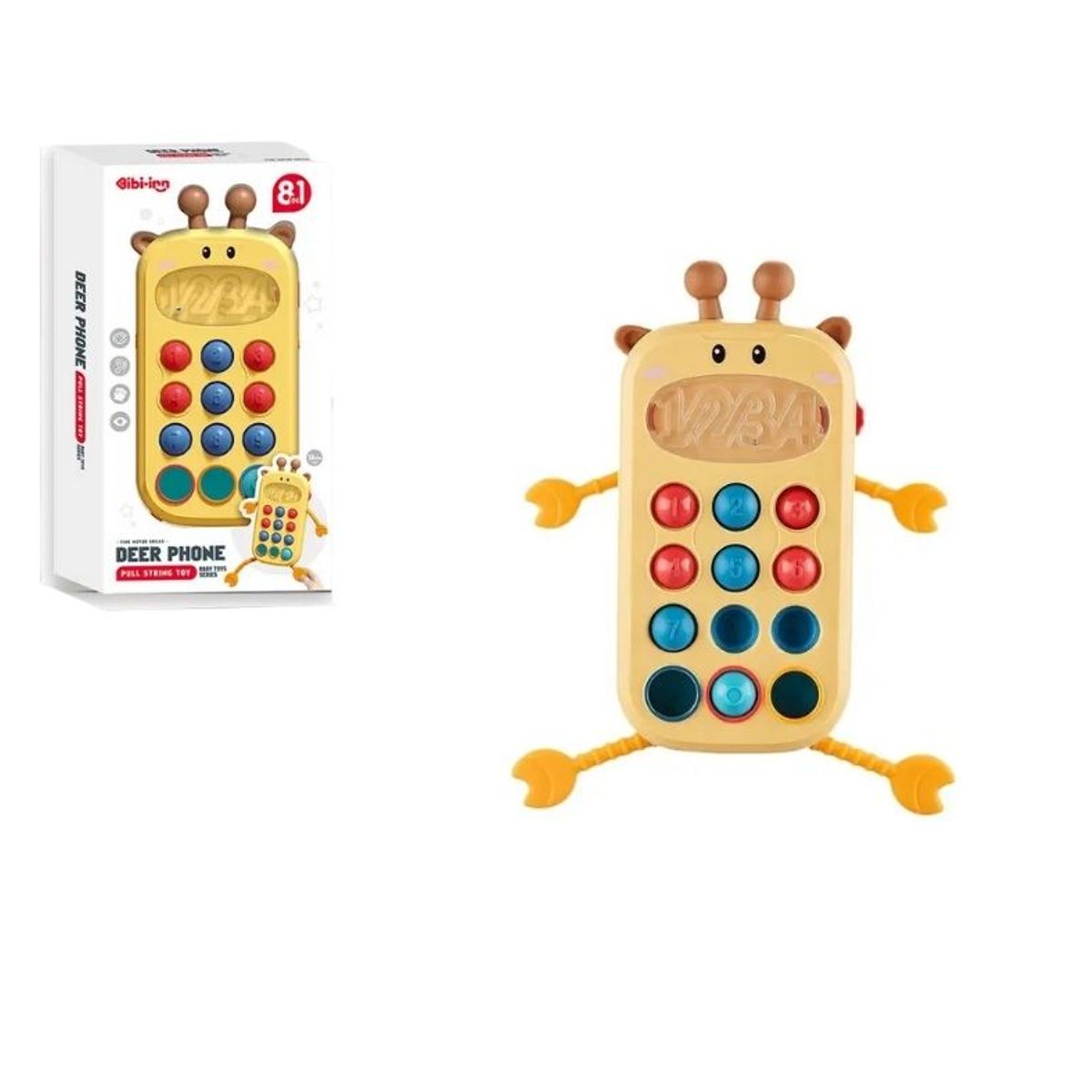 GENERICO - JUGUETE SENSORIAL DE CUERDA PARA BEBES Y NIÑOS