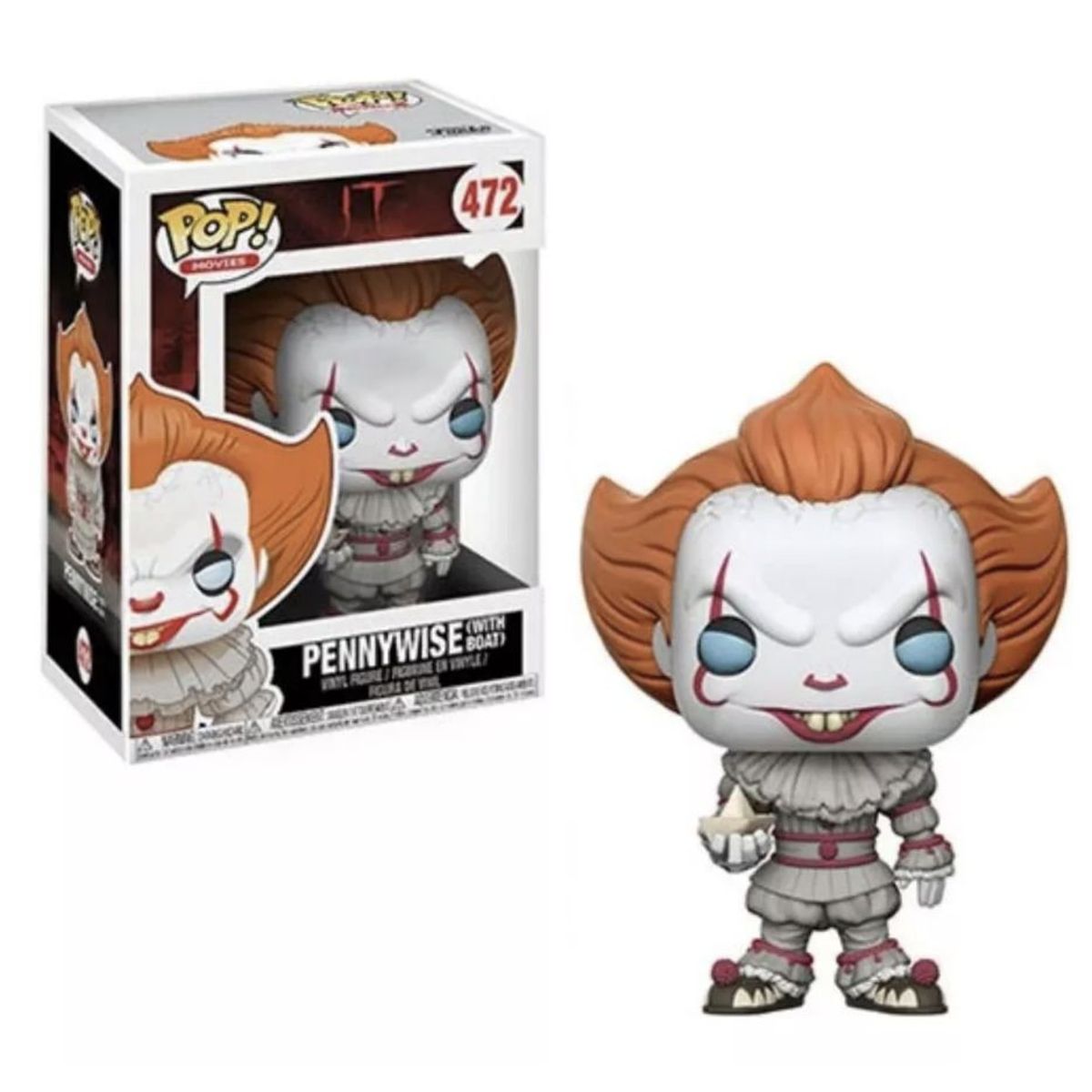FUNKO - Pennywise Con Bote Funko Pop 472 It Original