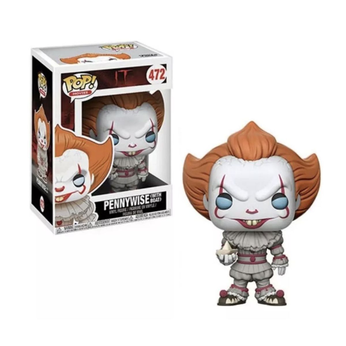 FUNKO - Pennywise Con Bote Funko Pop 472 It Original
