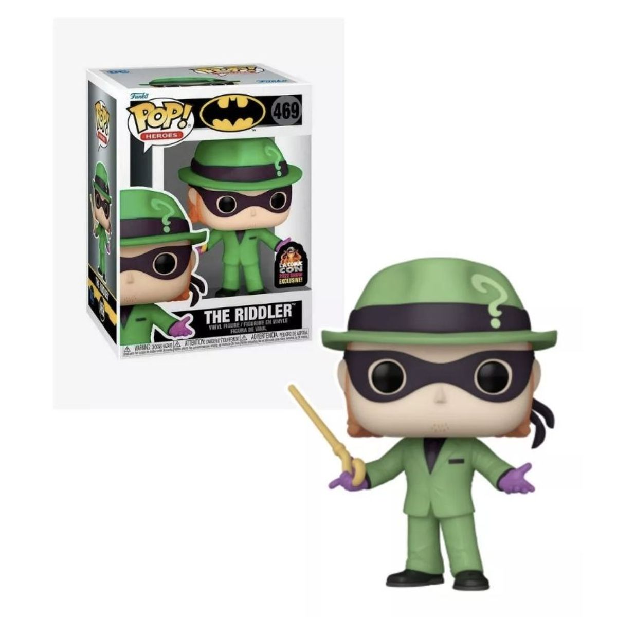 FUNKO - The Riddler Funko Pop 469 Dc Batman Exclusivo