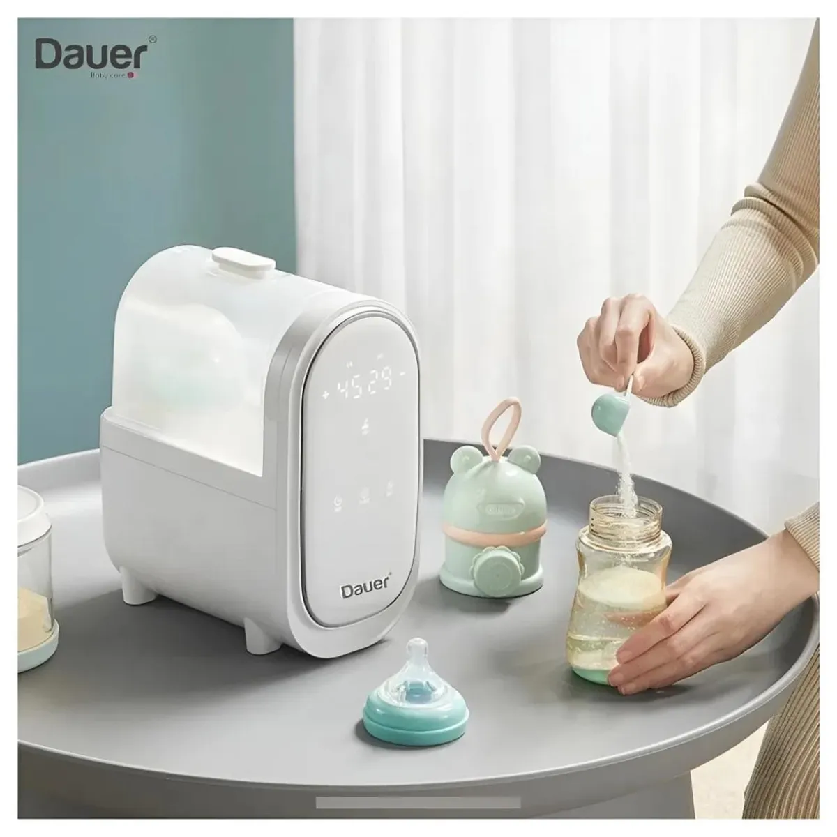 DAUER - Calentador y Esterilizador de Biberones Doble 8 en 1