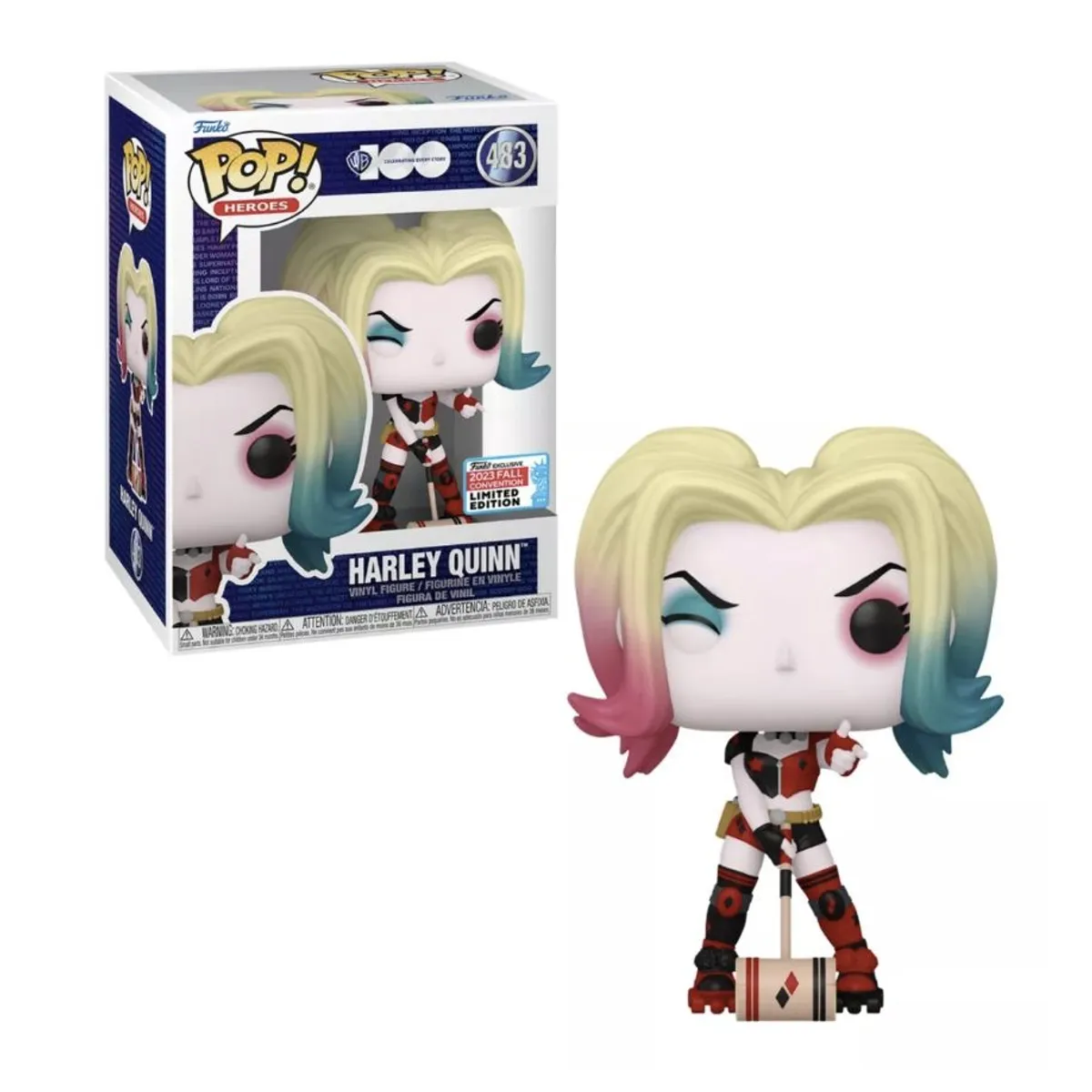 FUNKO - Harley Quinn Funko Pop 483 Dc Exclusivo Convencion