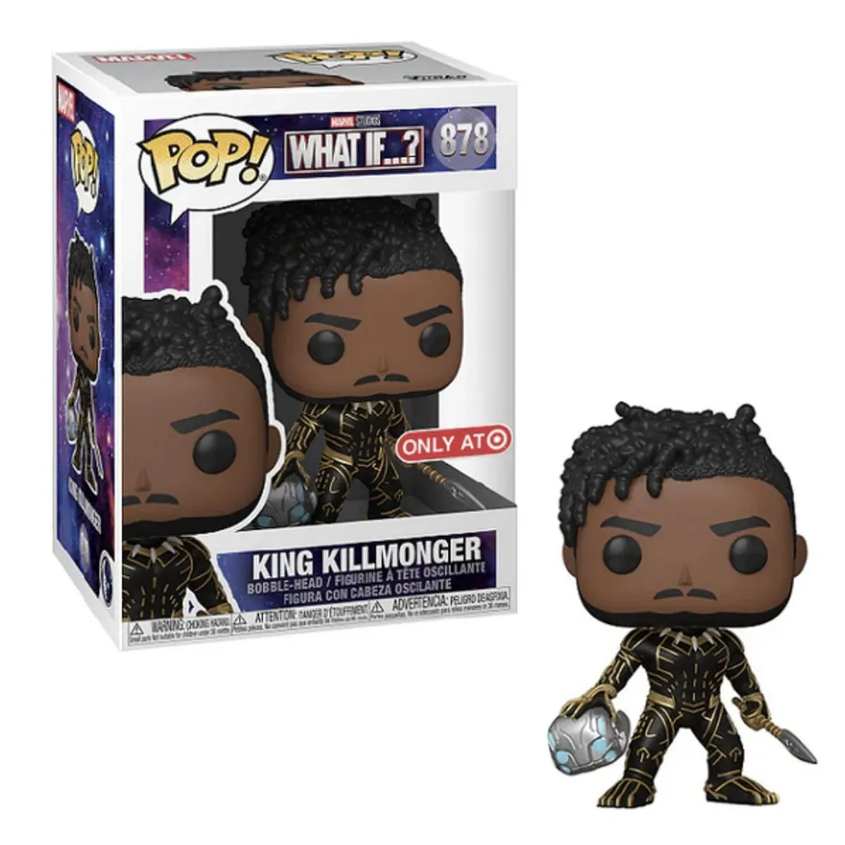 FUNKO - King Killmonger Funko Pop 878 What If Exclusivo