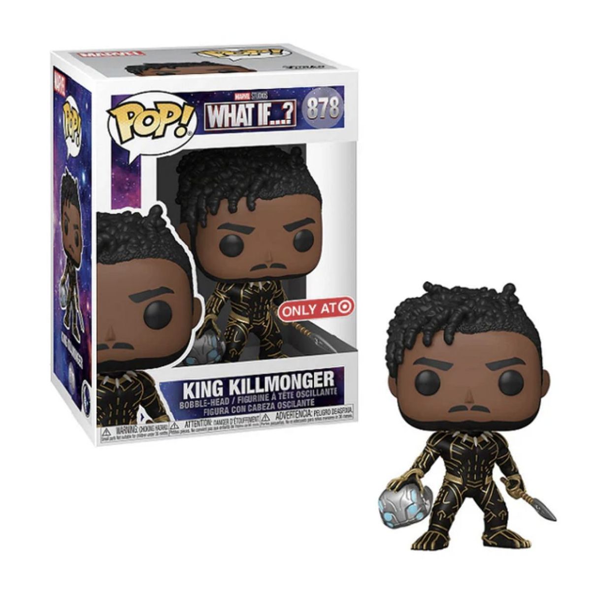FUNKO - King Killmonger Funko Pop 878 What If Exclusivo