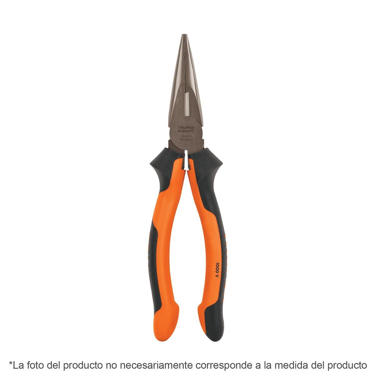 TRUPER - Alicate 6" (15cm) Punta y Corte Comfort Grip Profesional 17334 Truper