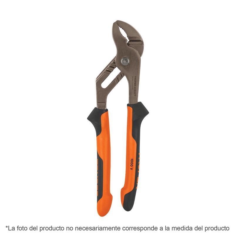 TRUPER - Alicate 8" (20cm) Pico de Loro Comfort Grip Profesional 102393 Truper