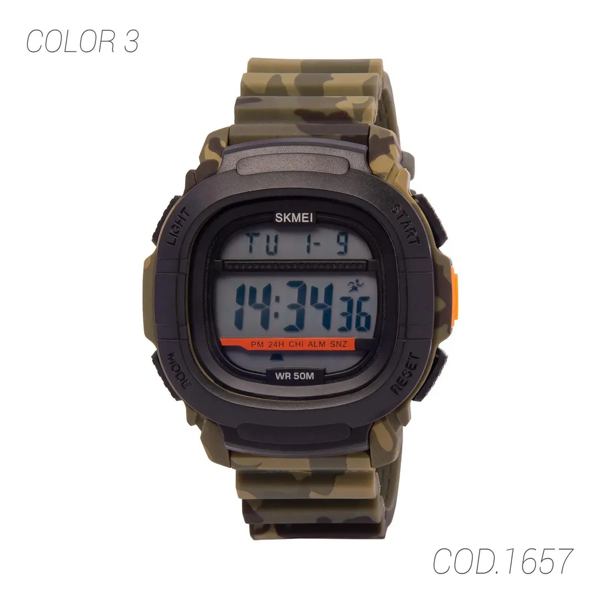 SKMEI - RELOJ ACUATICO HOMBRE 1657 SKMEI